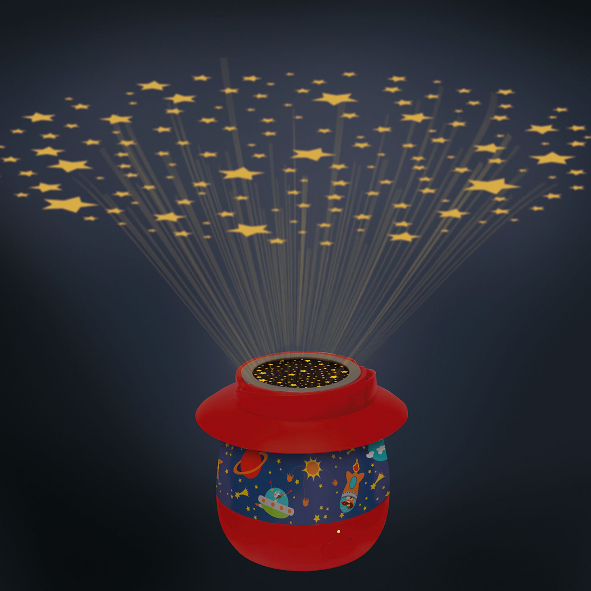 比利時 Scratch - 2way投影小夜燈-星空閃閃