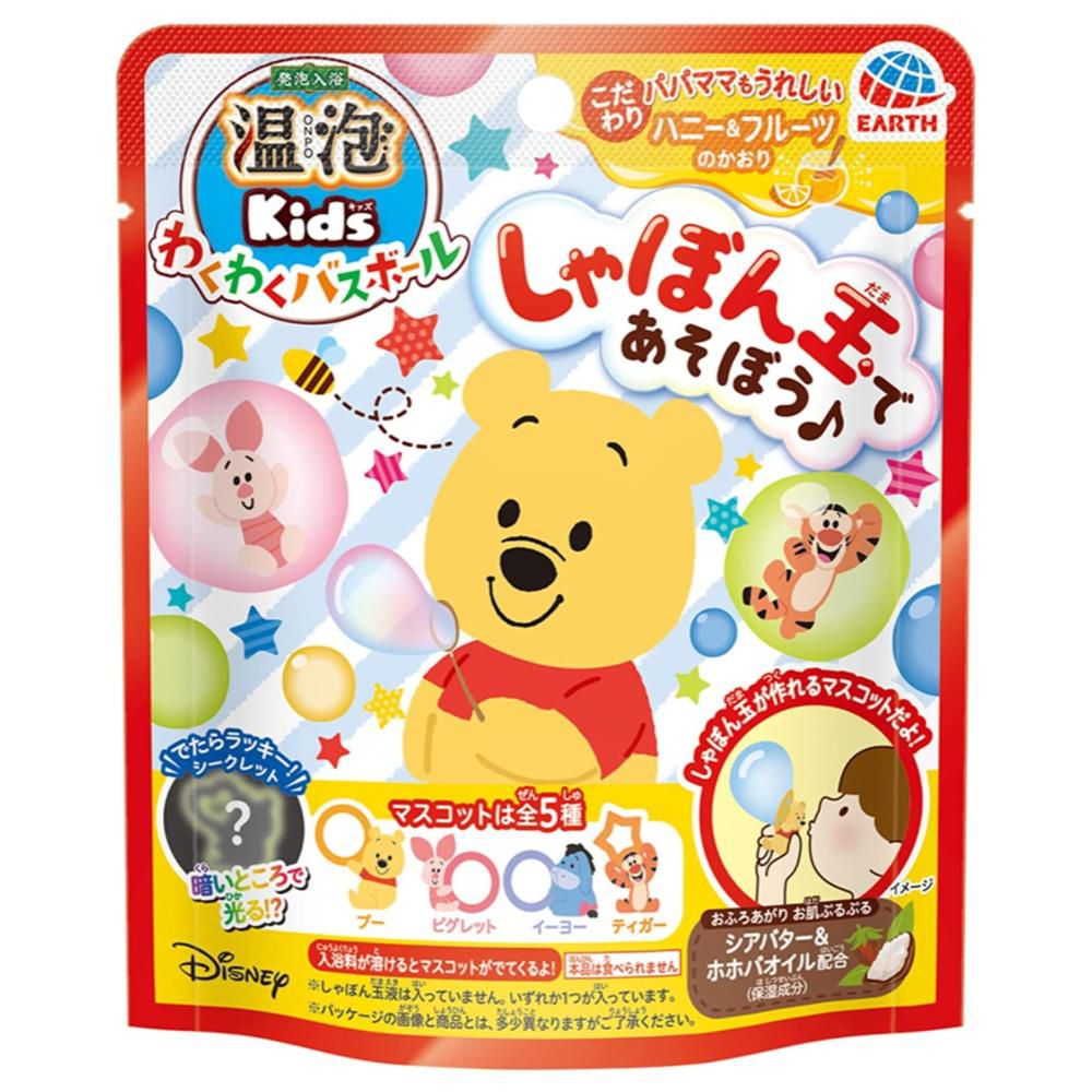 日本 EARTH製藥 - 迪士尼 Disney 小熊維尼 Pooh 沐浴球 入浴劑