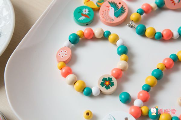 法國Janod - 串珠好好玩-孔雀羽衣