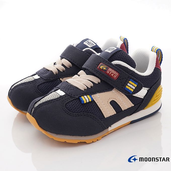 Moonstar日本月星 - HI系列十大機能運動款(中小童段)-運動鞋-深藍