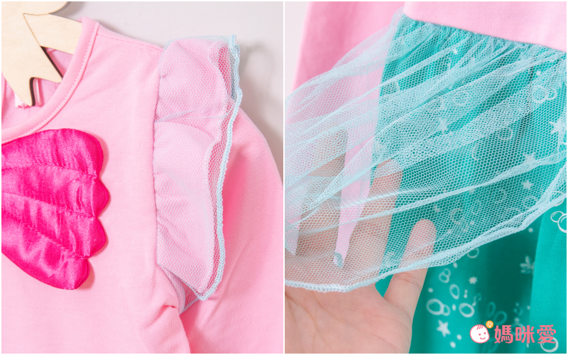 長袖造型公主裙-美人魚