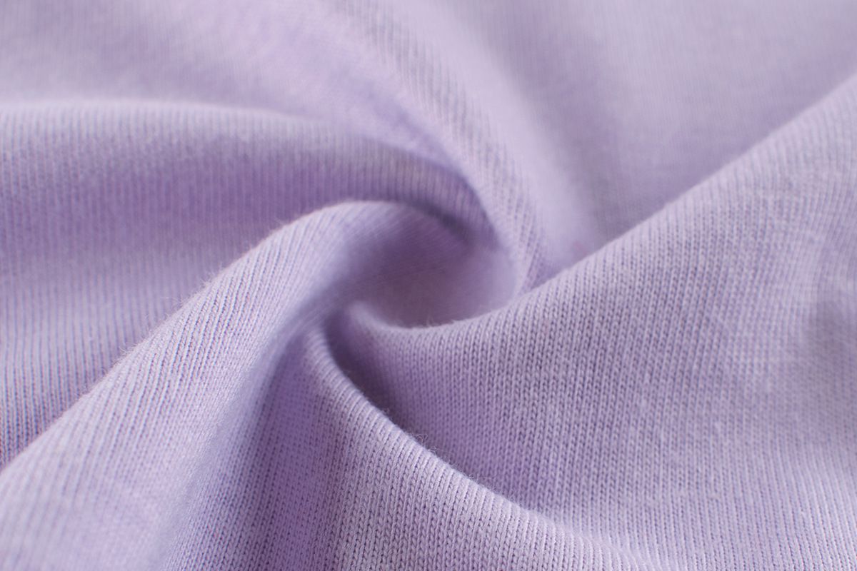 純棉長袖上衣-蝴蝶-紫色