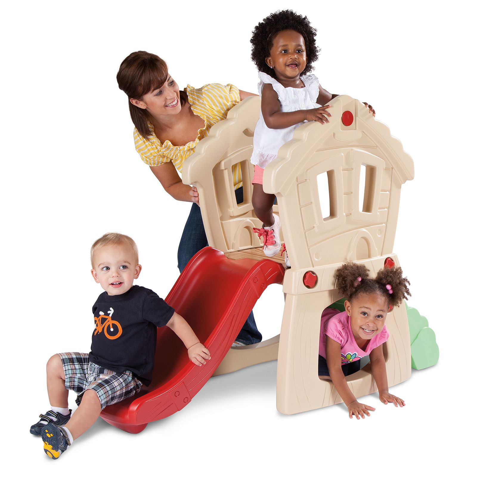 美國 Little Tikes - 迷你樹屋滑梯