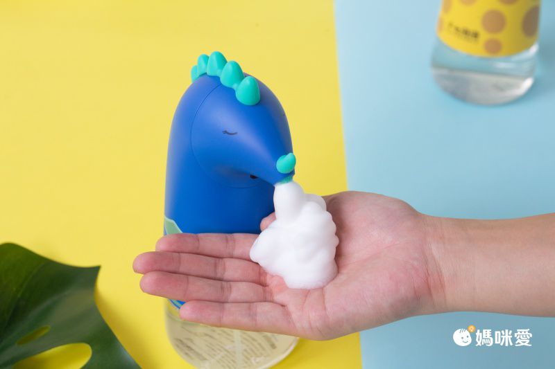 小七泡泡 - 自動感應泡沫洗手機(含洗手液一入)-恐龍-含專用洗手液乙罐 (有效期限: 2023/04/10)