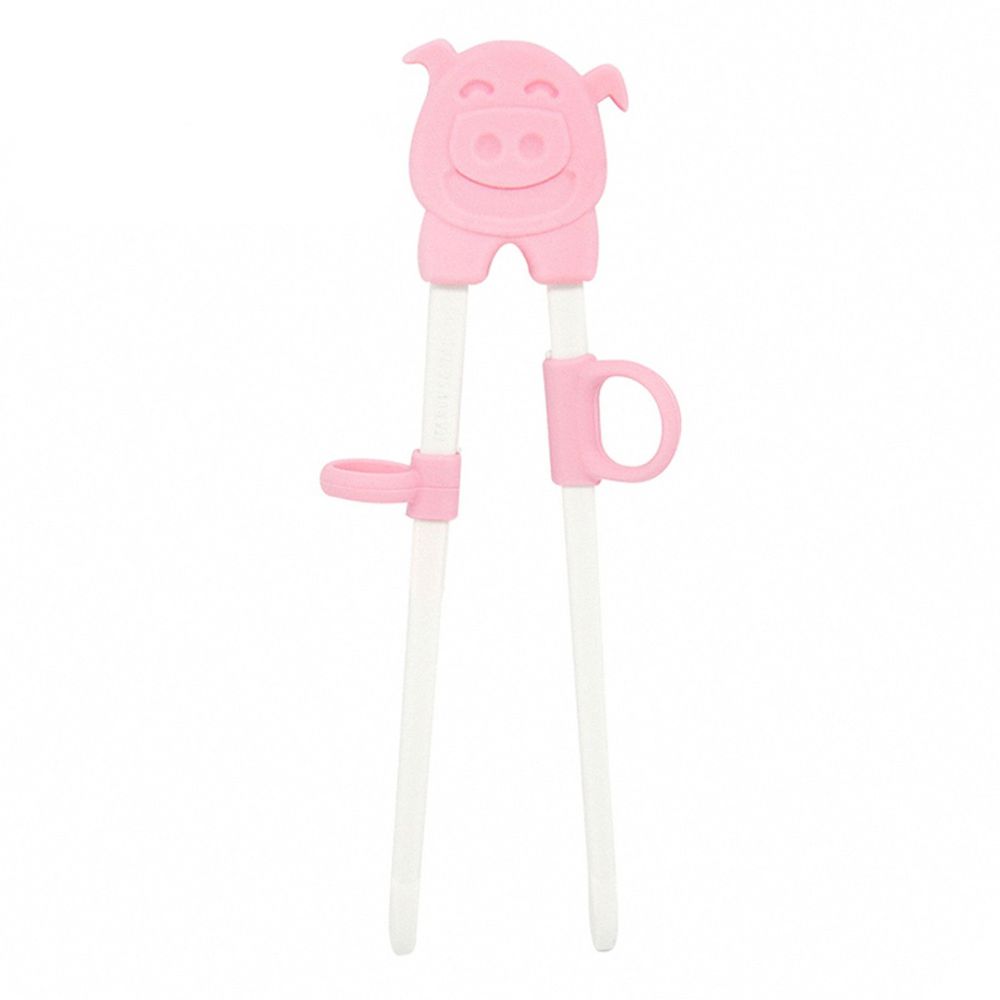 MARCUS＆MARCUS - 動物樂園幼兒學習筷-粉紅豬