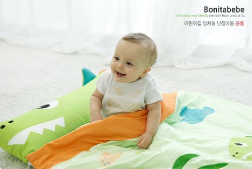 韓國 Bonitabebe - 可愛動物造型睡袋-叢林小恐龍