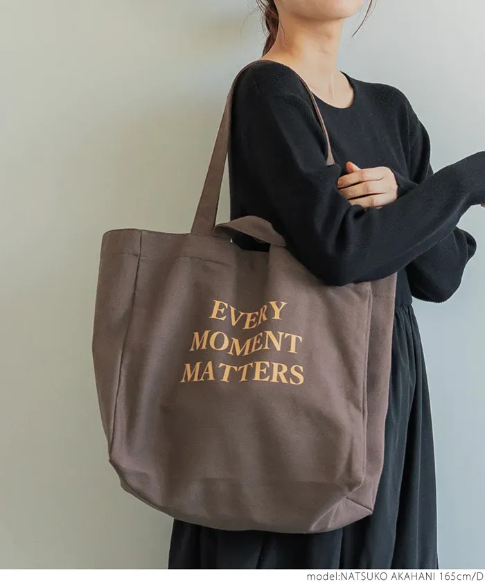 日本 COCA - 2WAY簡約大容量帆布袋-米白