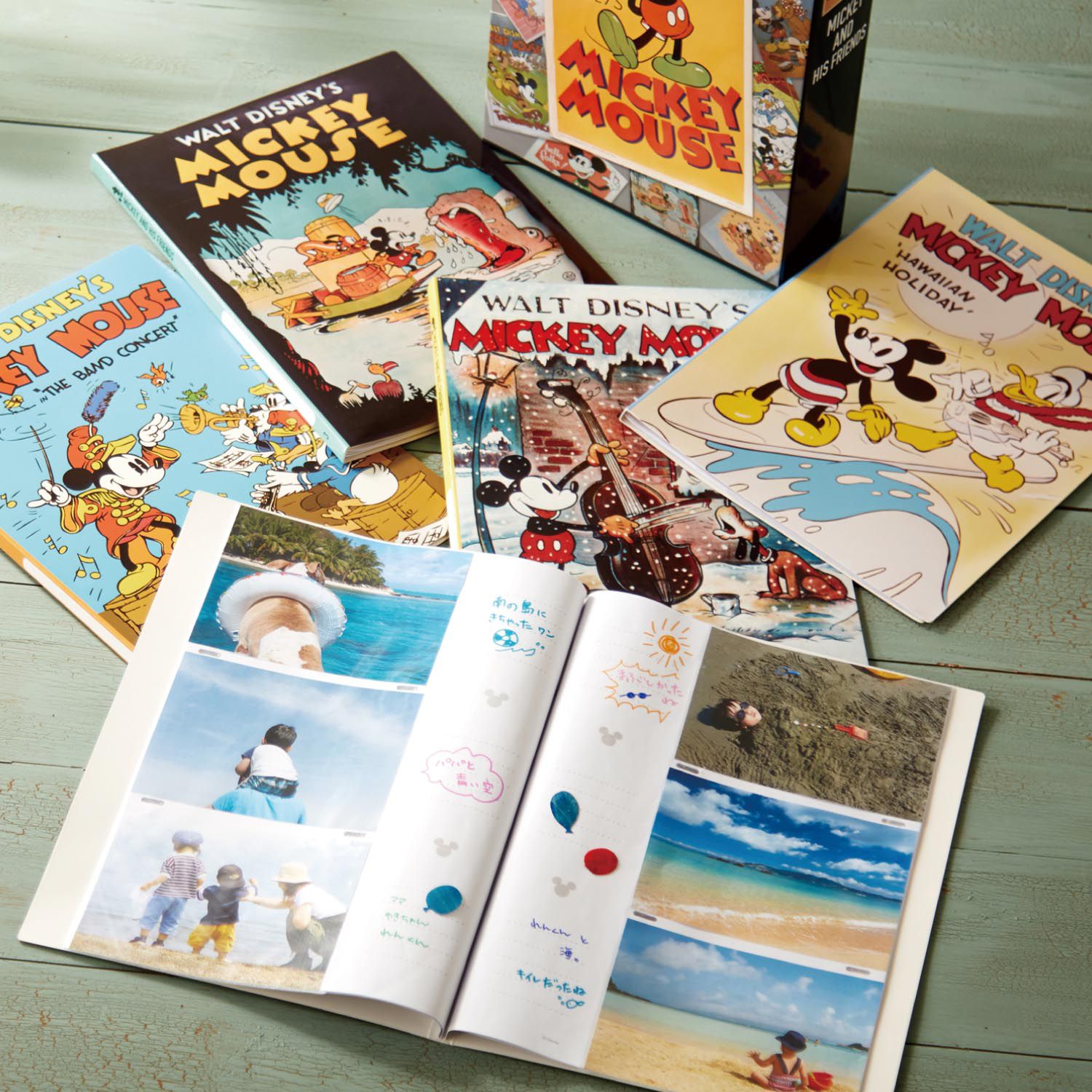 日本千趣會 - 迪士尼 相片紀錄收納本/相冊(五本組)-維尼-褐 (3x5相片*210枚)