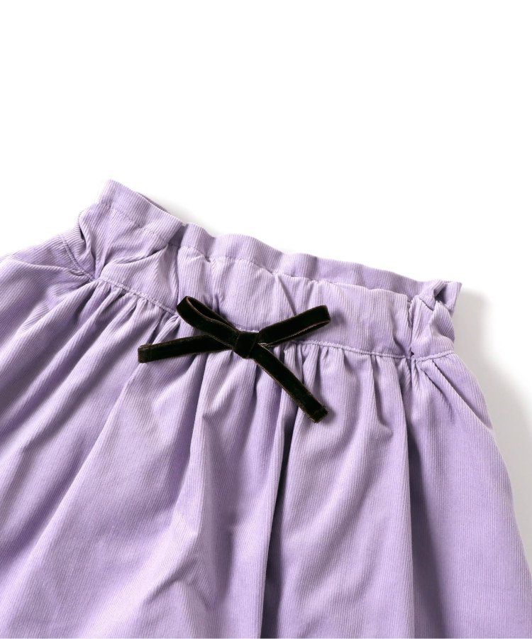 日本 apres les cours - 燈芯絨甜美冬季褲裙-紅格紋