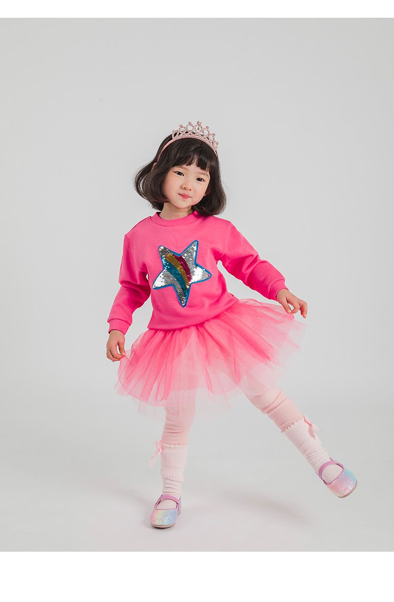 韓國 OZKIZ - 閃亮變色長袖大學T-深藍流星