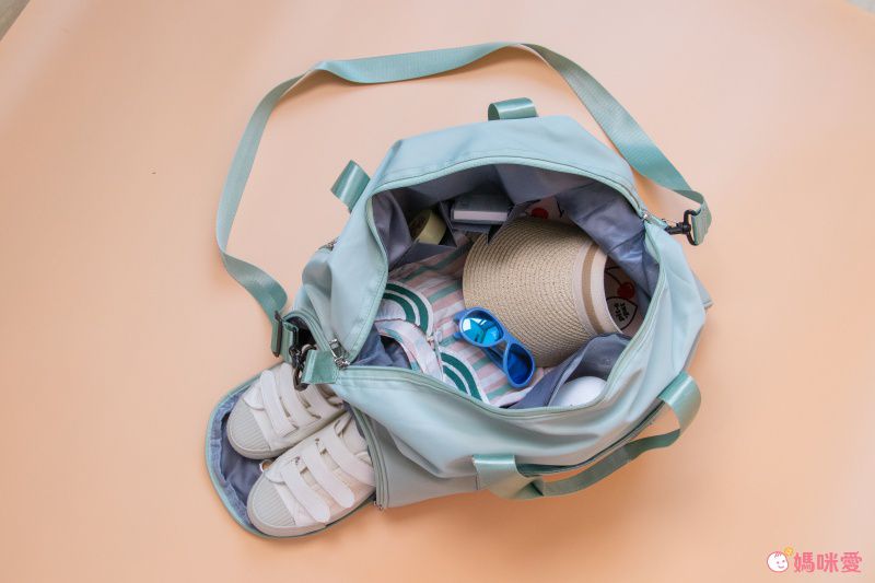 oonir - 乾濕分離旅行運動包-深藍色