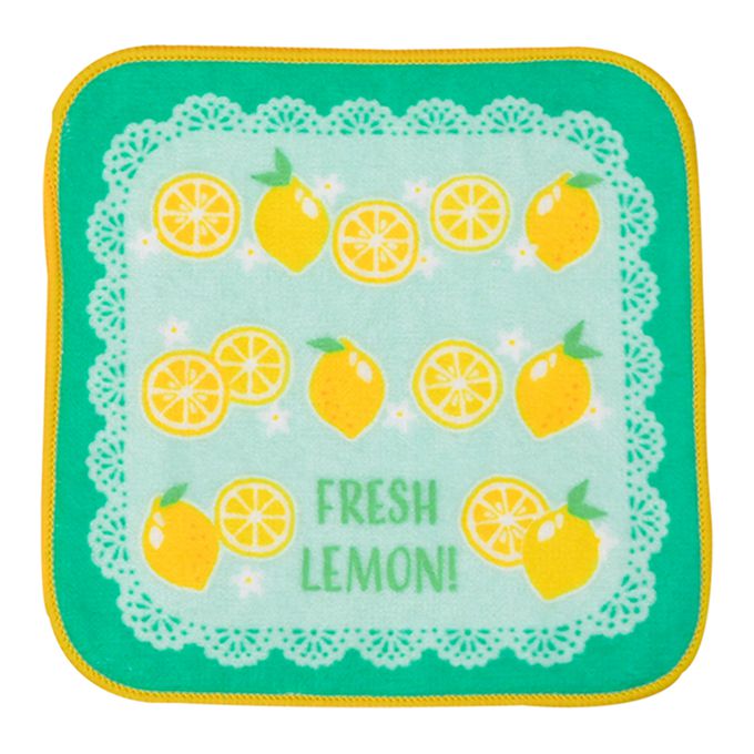 akachan honpo - 小方巾5條組-水果 (15×15cm)