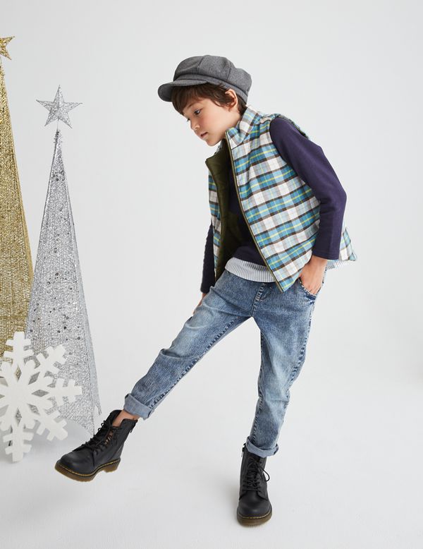 【麗嬰房Little moni 3M科技羽絨外套/背心】下雨沒帶傘也不怕～