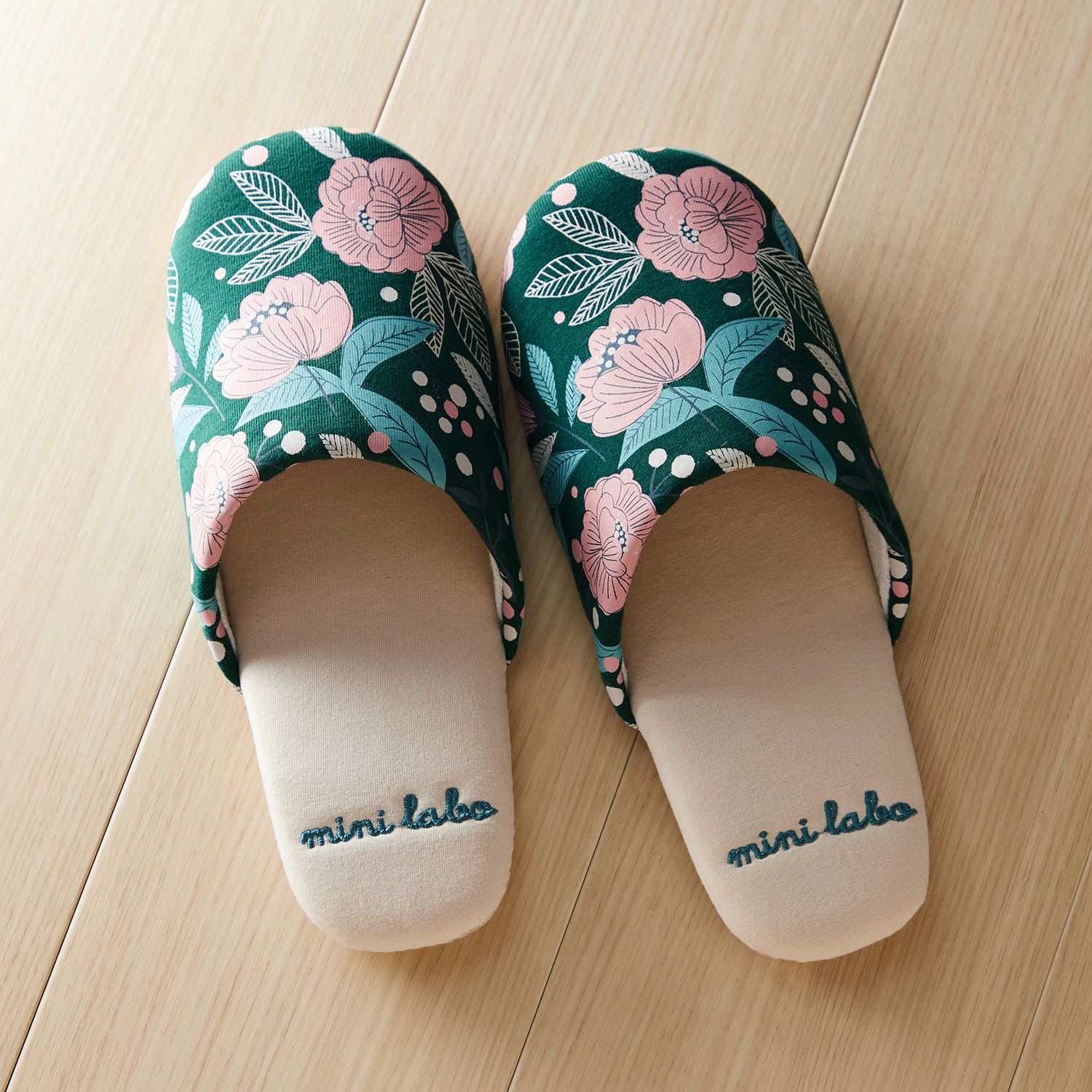 日本千趣會 - mini labo 質感室內拖鞋-週日在鄉村 (23-25cm)