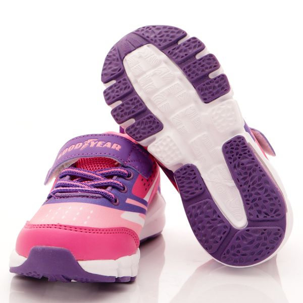GOODYEAR - 運動童鞋-繽紛氣墊慢跑鞋(中童)-粉