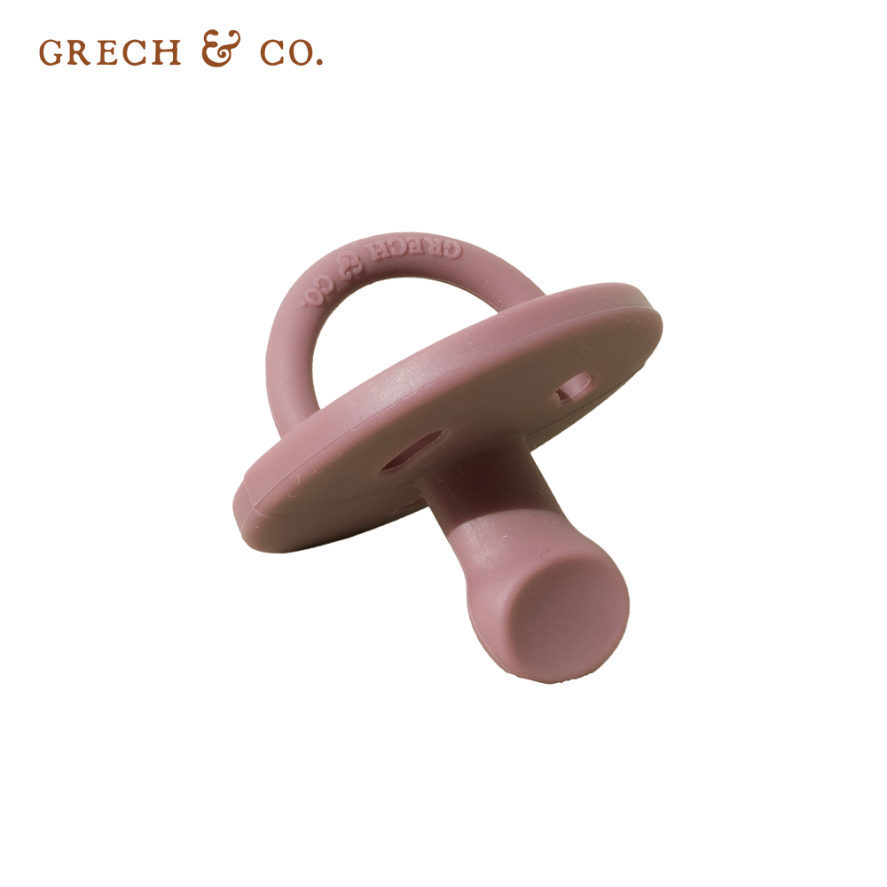丹麥Grech&Co. - 矽膠安撫奶嘴-玫瑰紫