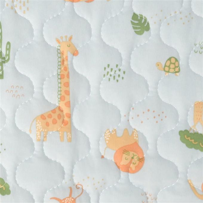 akachan honpo - 涼爽棉質保潔墊-淺藍色 (90×60cm)