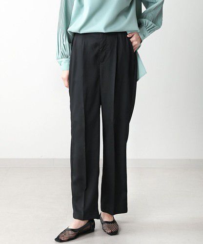 日本 Bou Jeloud - 俐落簡約美腿西裝褲-桃粉