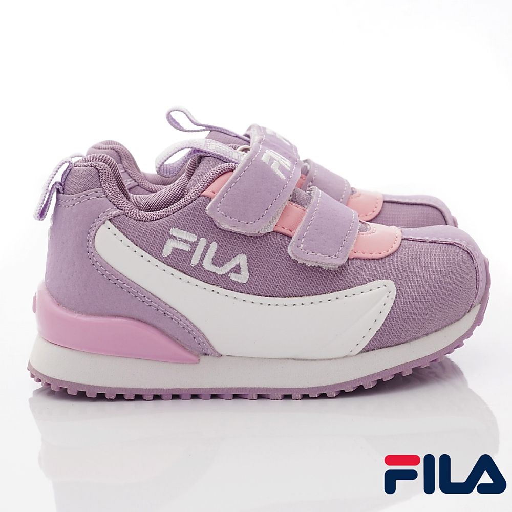 FILA - 經典慢跑鞋(中小童段)-運動鞋-紫