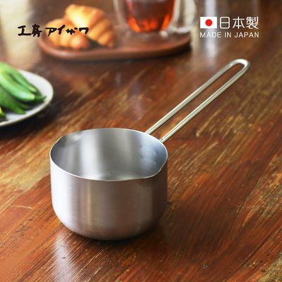 日本相澤工房 AIZAWA - 日本製18-8不鏽鋼牛奶鍋/單柄鍋-12cm