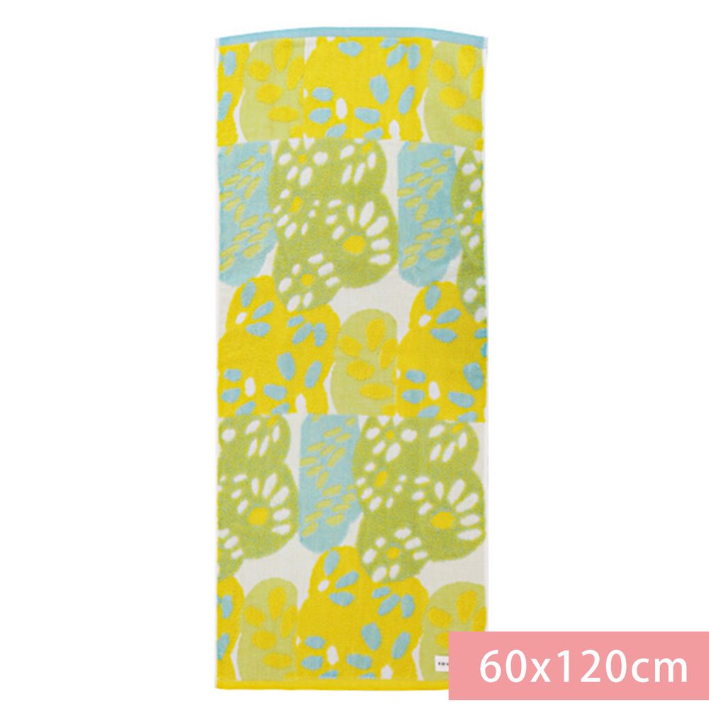 日本代購 - 【SOU·SOU】日本製今治純棉刺繡浴巾-有花 (60x120cm)