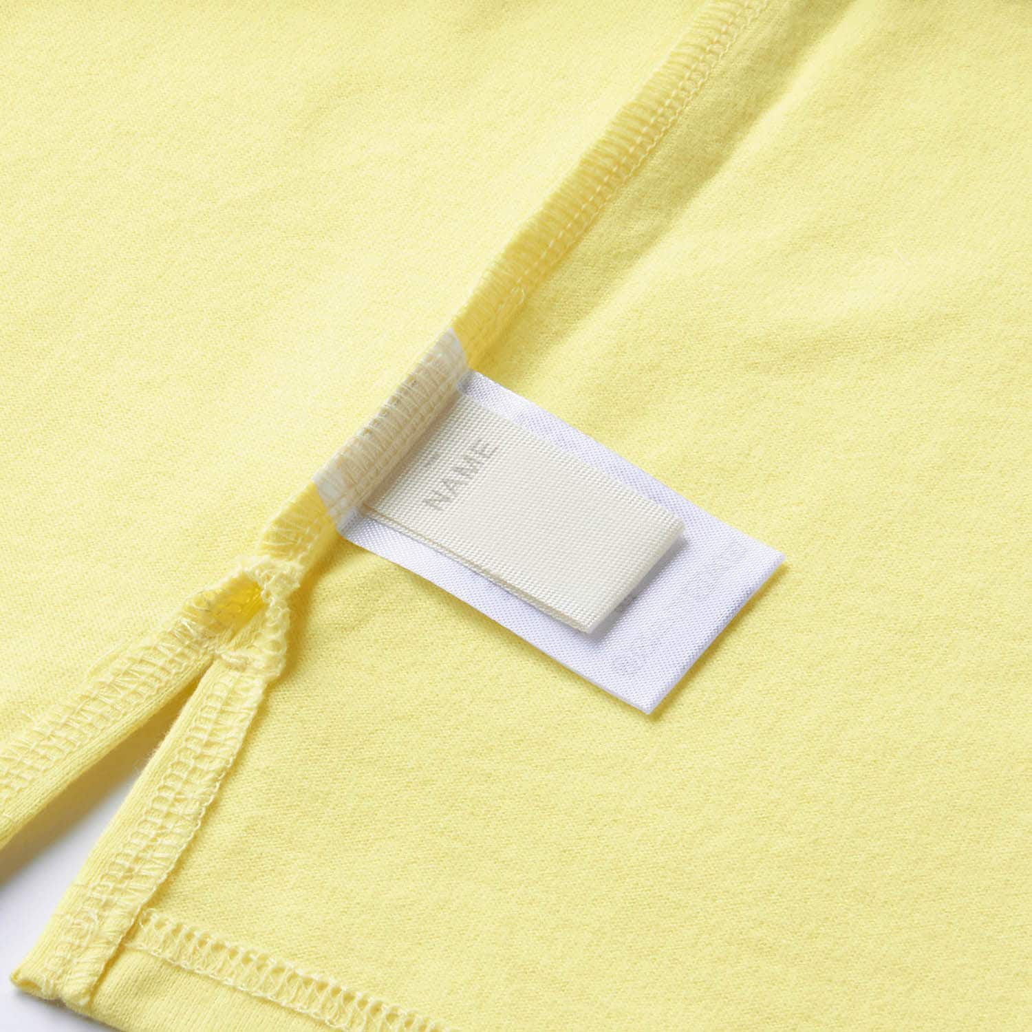 日本千趣會 - 碎花荷葉圓領短袖上衣-白x薰衣草