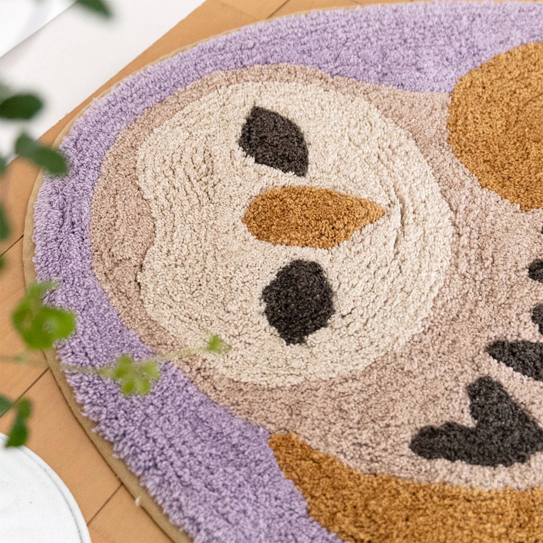 日本 TOMO - 動物系 短絨吸水腳踏墊/地墊-小文鳥 (約65×42cm)