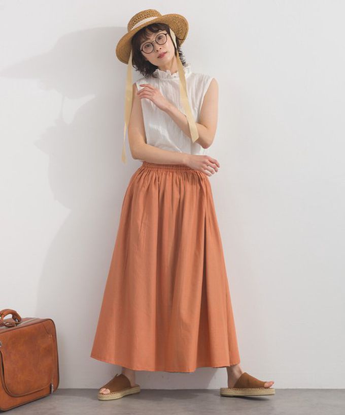 日本 Lupilien - 熱銷再販 2way雙面穿印度棉典雅長裙-藍x芥末黃