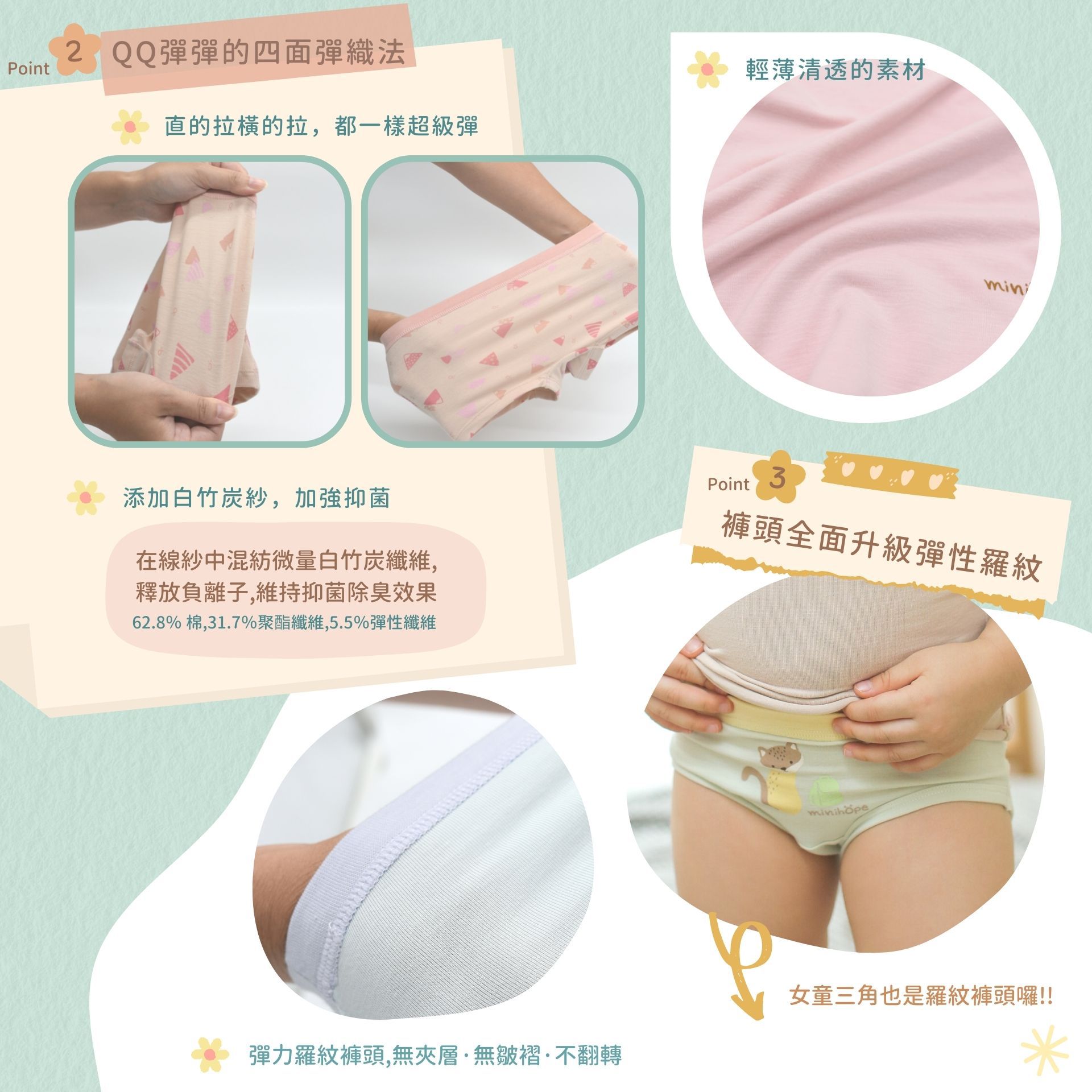 minihope美好的親子生活 - 女童四角-紅咚咚的朱雀-朱雀-粉橘