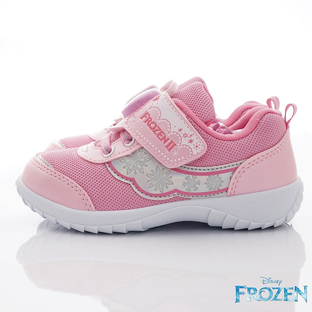 冰雪奇緣 - 台灣製冰雪奇緣電燈款(中小童段)-運動鞋-粉