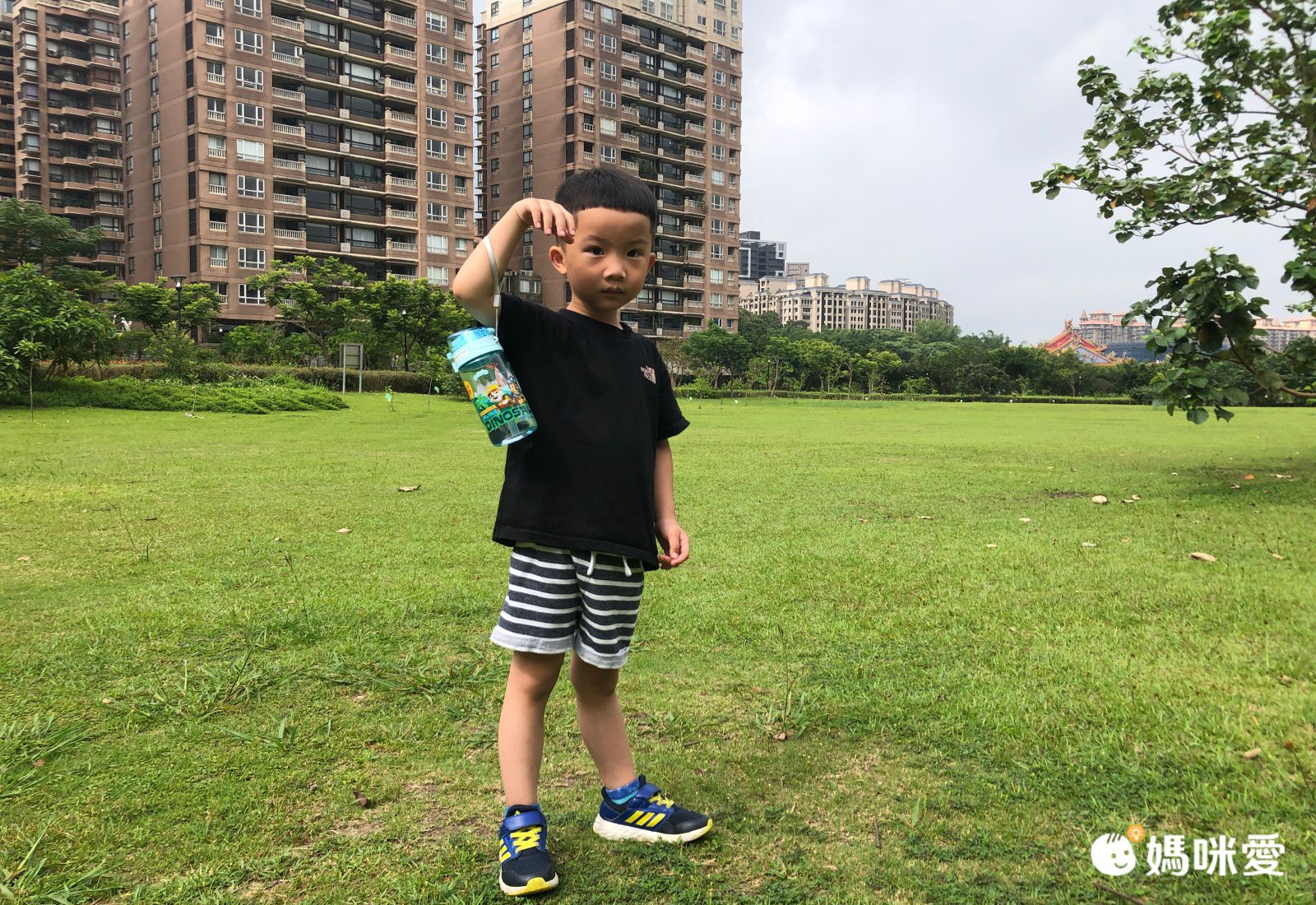 汪汪隊立大功 恐龍救難隊主題運動吸管水壺-藍色-430ml