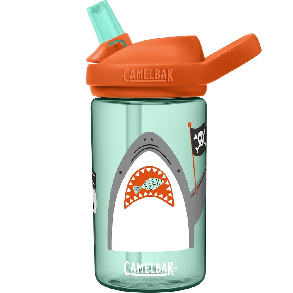 CamelBak - EDDY+ 兒童吸管運動水瓶-鯊魚海盜 (400ml)-145g