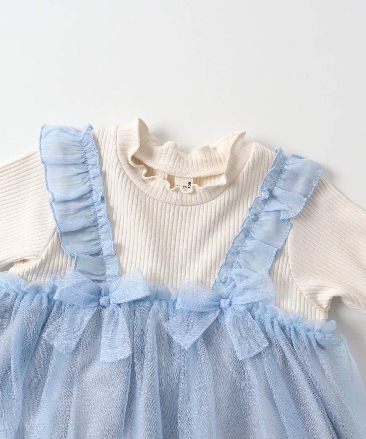 日本 apres les cours - 歐風夢幻澎澎紗裙洋裝-米杏x水藍