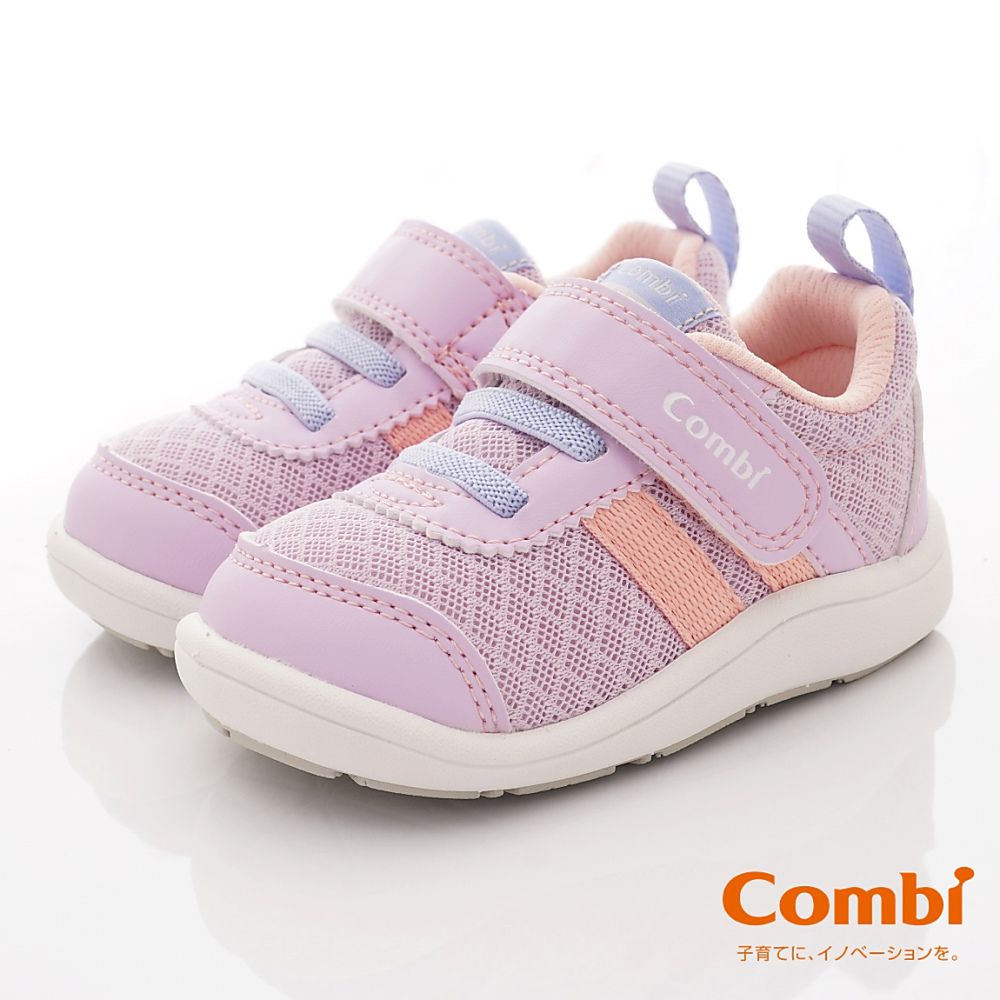 日本 Combi - COMBI醫學級NICEWALK兒童成長機能鞋(寶寶段)-休閒鞋-紫