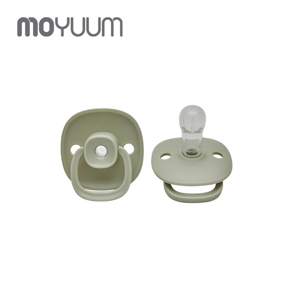 韓國 Moyuum - 母乳實感辛奇奶嘴-0-6M-灰綠色