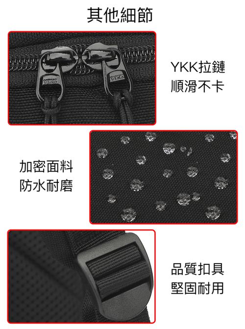 WIN-260 極簡風素面後背包 可當書包 防潑水後背包 大容量背包-黑色