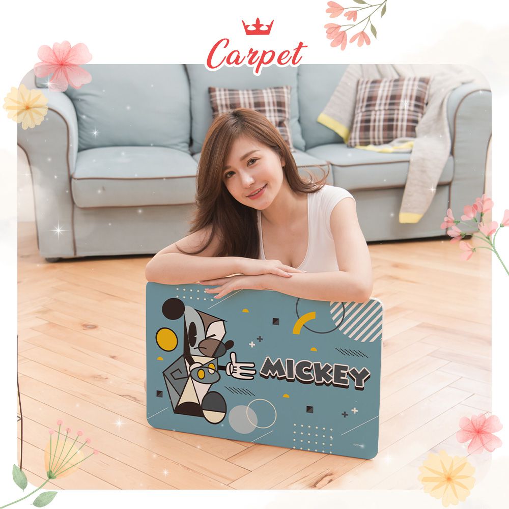 迪士尼 Disney 【藝術米奇】 珪藻土吸水地墊 浴室地墊 腳踏墊 吸水墊60X40X0.9cm