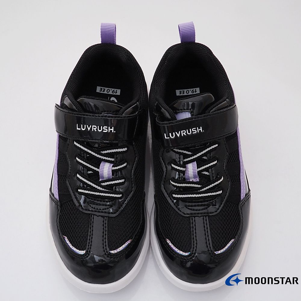 Moonstar日本月星 - 月星機能防水運動鞋(中大童段)-運動鞋-黑