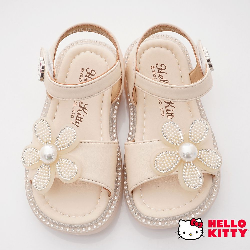 HELLO KITTY - 公主涼鞋（中小童段）-米