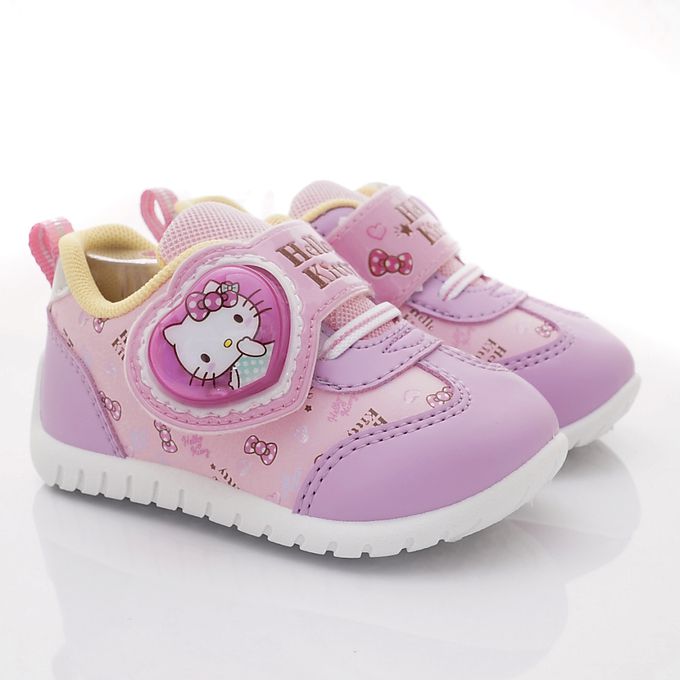 HELLO KITTY - HELLO KITTY-台灣製電燈休閒鞋722127紫粉(中小童段)-休閒鞋-紫粉
