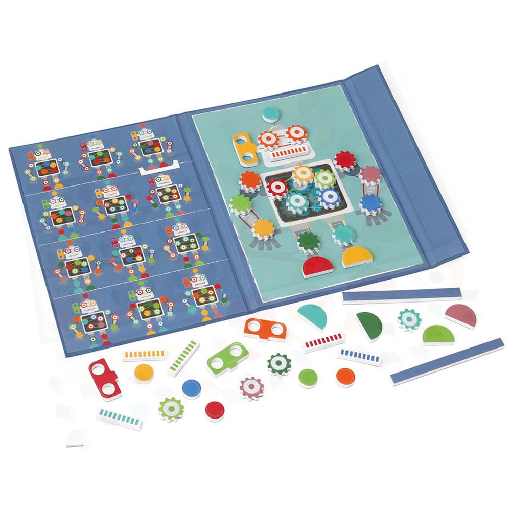 比利時 Scratch - 邏輯遊戲書-顏色形狀_機器人好朋友