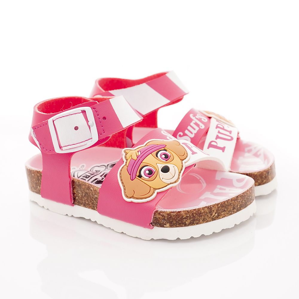 汪汪隊立大功 - 木質涼鞋(中小童段)-桃紅