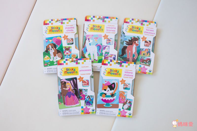 加拿大 Sticky Mosaics - 馬賽克拼貼旅遊包-家有小狗-607 pcs