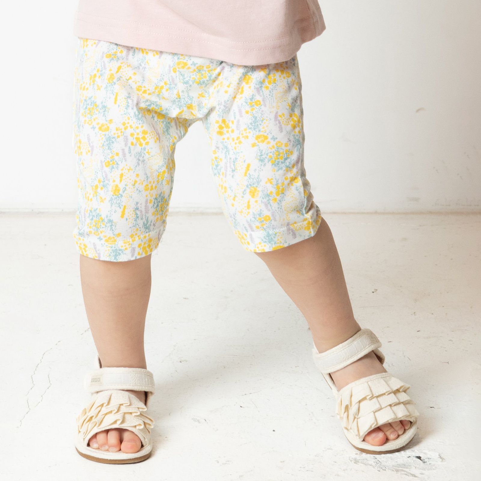 日本 Chil2 - 人氣定番印花彈力短褲-檸檬-米杏