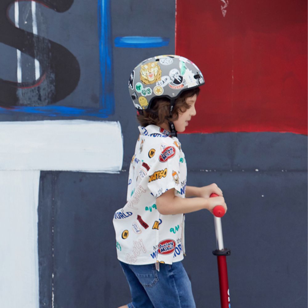 瑞士 Helmet LED安全頭盔-街頭風