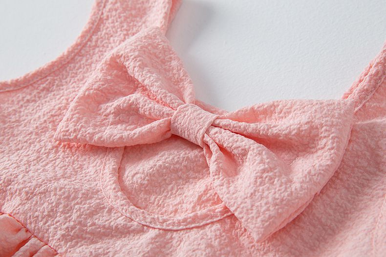 蝴蝶結背心洋裝-紫色