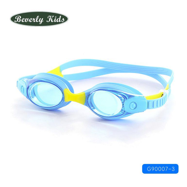 德國 BeverlyKids - 兒童泳鏡-藍黃色 (4歲以上 [45~58cm])