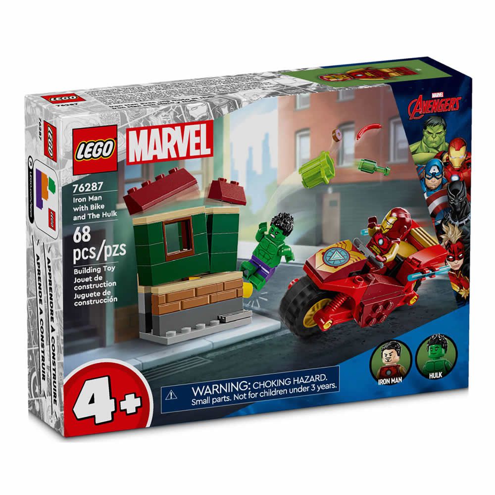 樂高 LT76287 Super Heroes 超級英雄系列 -Iron Man with Bike and T