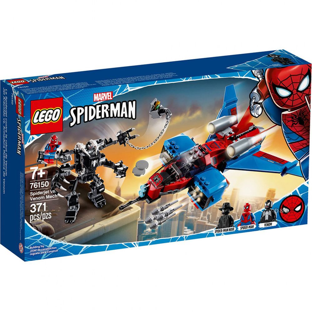 樂高 LEGO - 樂高 SUPER HEROES 超級英雄系列 - Spiderjet vs. Venom Mech 76150-371pcs