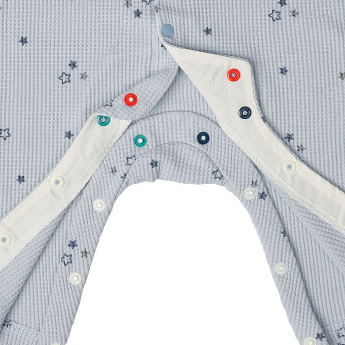 akachan honpo - 長袖兔裝-星星-藍色